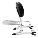 12" Backrest Sissy Bar & Pad Luggage Rack for Indian Chief Dark Horse (2016–2018)