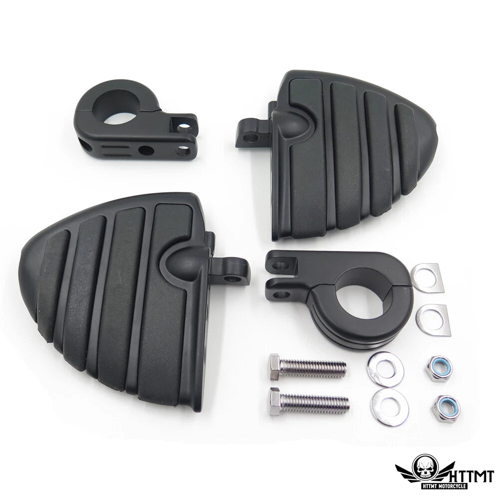 Front 1.25" Wing Foot Peg P Clamps for Yamaha XV1600 XV1700 XV1900 XV750 XV1100