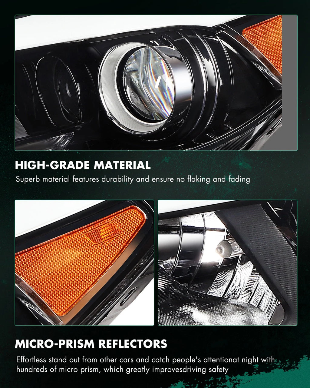 Headlight Assembly Passenger Side for Hyundai Tucson (2016–2018)