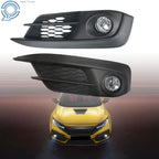 2Pcs Fog Lights with Switch Kit for Honda Civic (2016–2018)