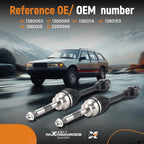 Pair CV Axle Shafts for Polaris Scrambler 500 (1997–2009)