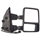 Set of 2 Manual Towing Mirrors with LED Signals for Ford F250 F350 F450 F550