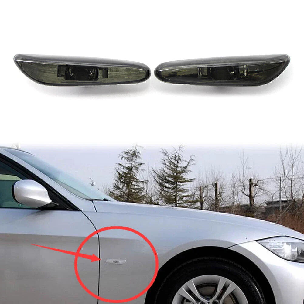 Pair Side Marker Light Turn Signal Lamp for BMW E46 (2002-2005)
