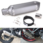Universal Motorcycle Exhaust Tip Pipe Muffler Slip-on Silencer (38-51mm)