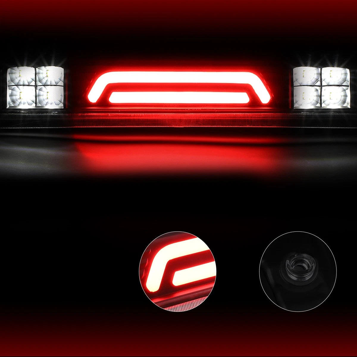 3D LED Bar Third Tail Brake Light for Ford F-150 (2004–2008)