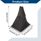 1 Pc Gear Shift Gaiter for Ford Focus MK2 (2004–2012) Black Red Leather