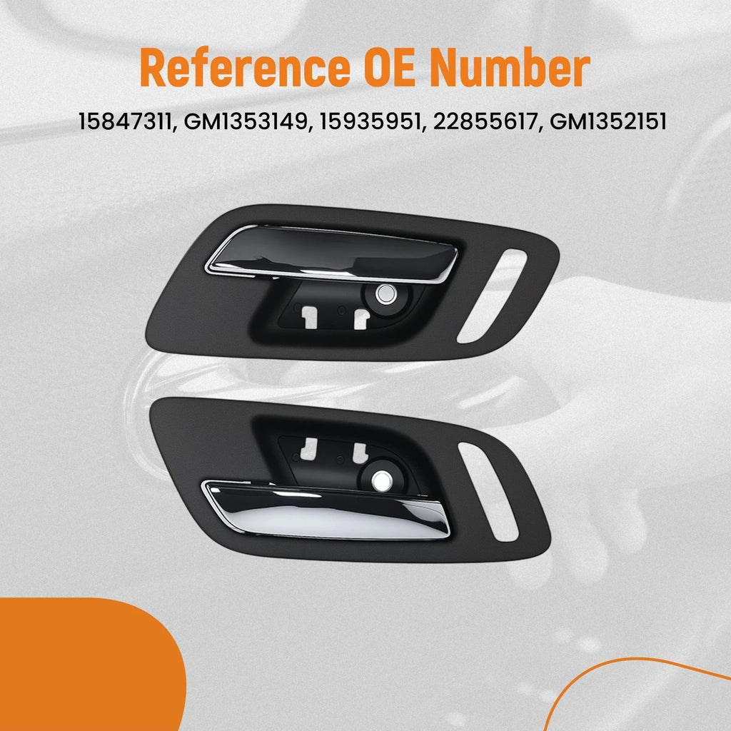 Front Door Handle for Chevrolet Avalanche (2007–2013) 15847311 Black
