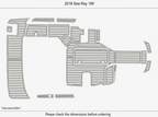 EVA Foam Teak Deck Mat for Sea Ray 190 (2018)