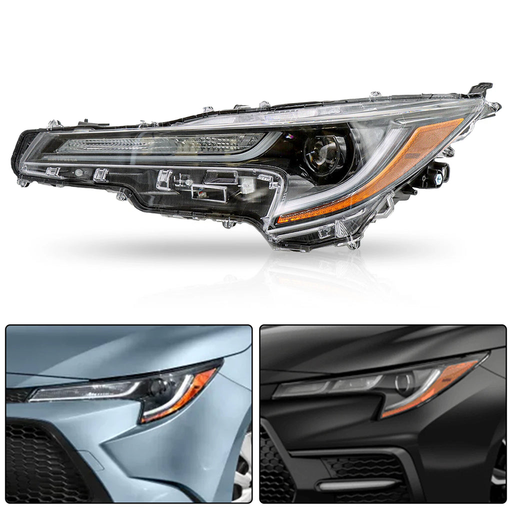 LED Left Driver Side Headlight for Toyota Corolla (2020-2021)