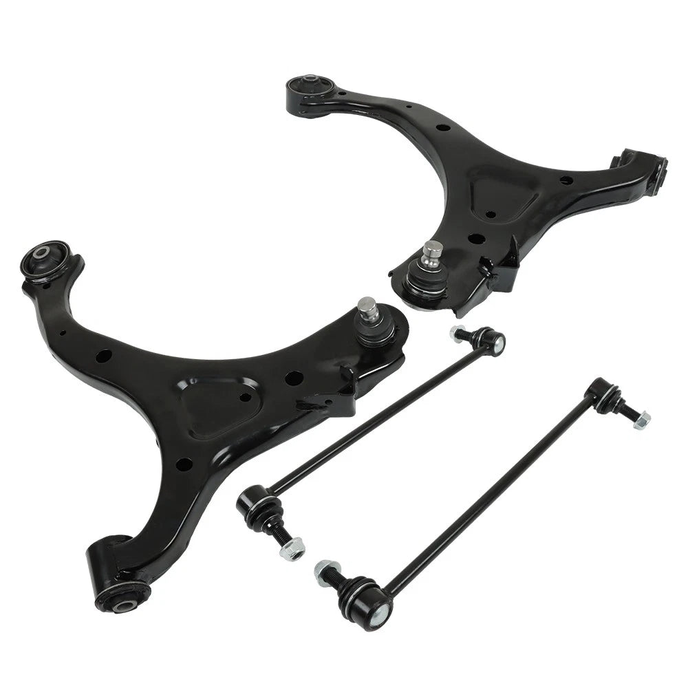 Set of 4 Suspension Kit Lower Control Arms for Hyundai Kia (2007–2012)
