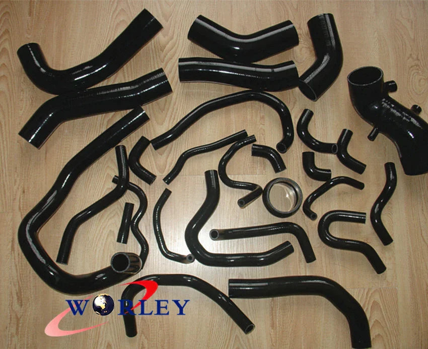 Silicone Radiator Induction Hose for Toyota Supra MK3 MA70 7MGE/7MGTE Turbo
