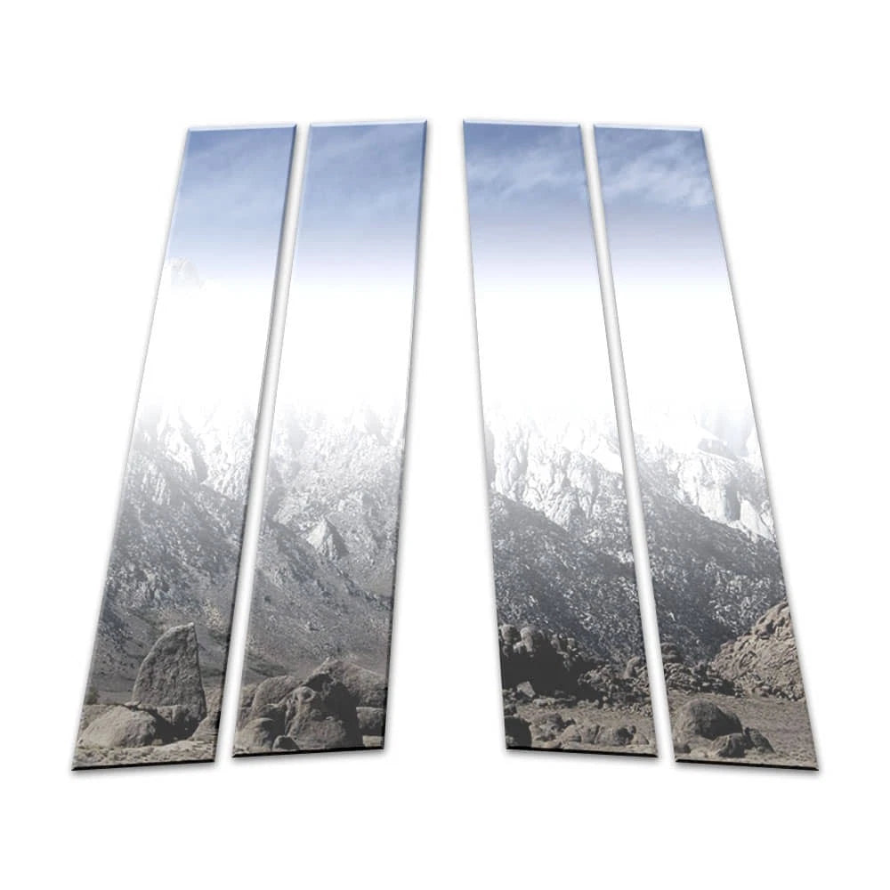 Pillar Post Covers 4pc Stainless Steel for 2008–2014 Dodge Avenger