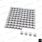 100 Piece Chrome Allen Socket Bolt Cap Dress Kit for Harley (Misc)