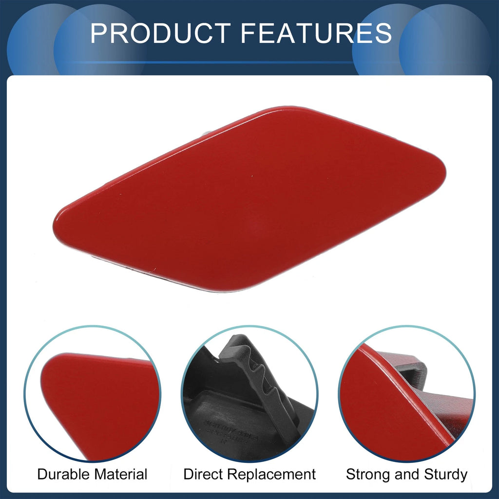 Front Right Washer Nozzle Cover Cap for Volkswagen Passat B8 (2015–2022) Red