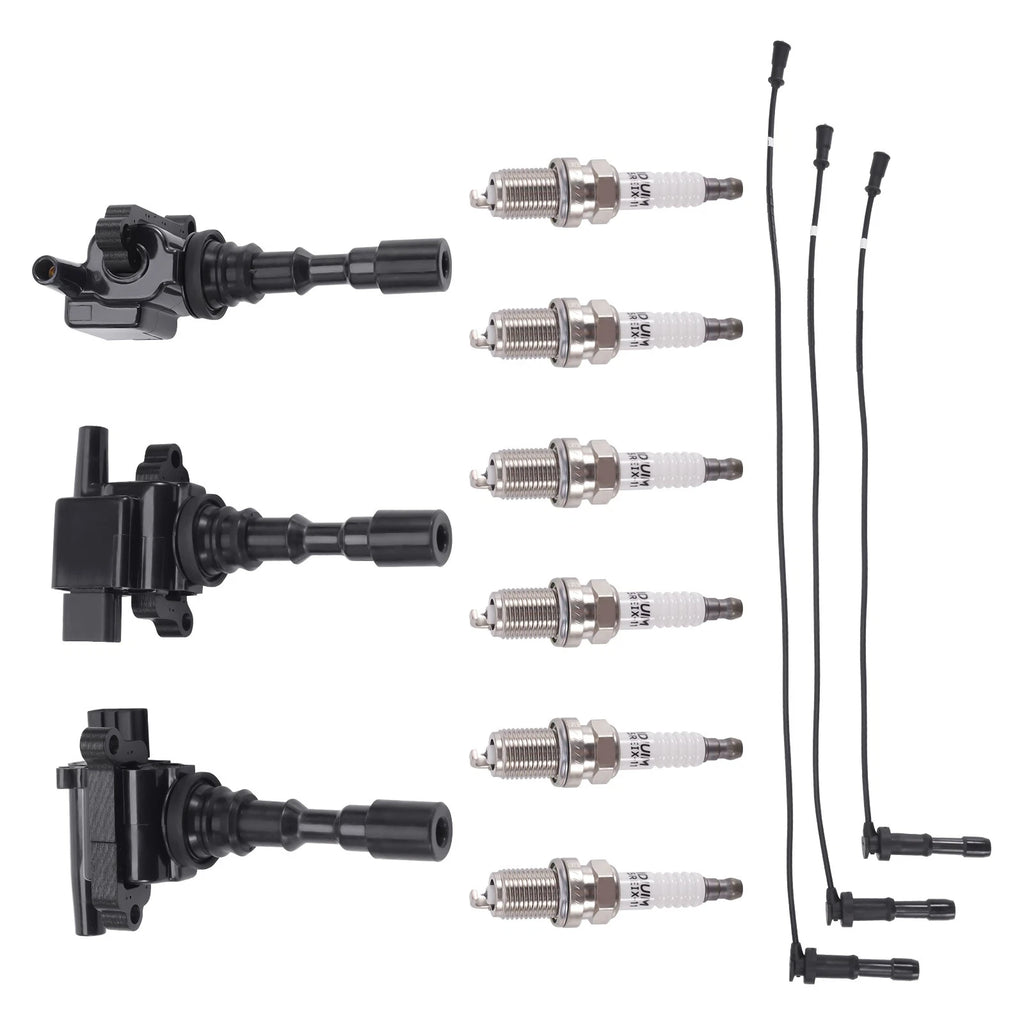 Ignition Coil, Iridium Spark Plug & Wire for Kia Sorento (2003–2006)