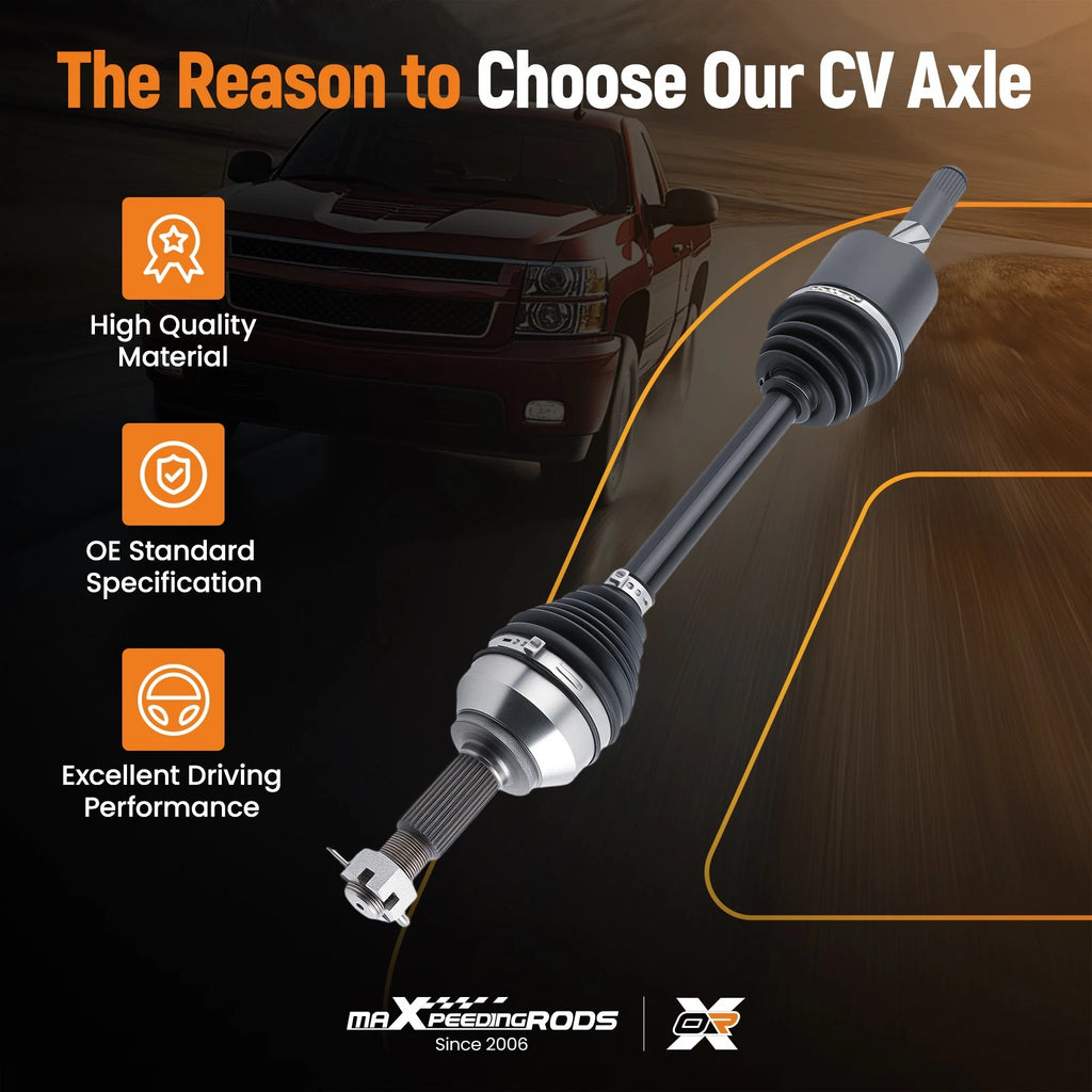 AWD Front Left Driver CV Axle for Nissan Rogue (2008–2015)