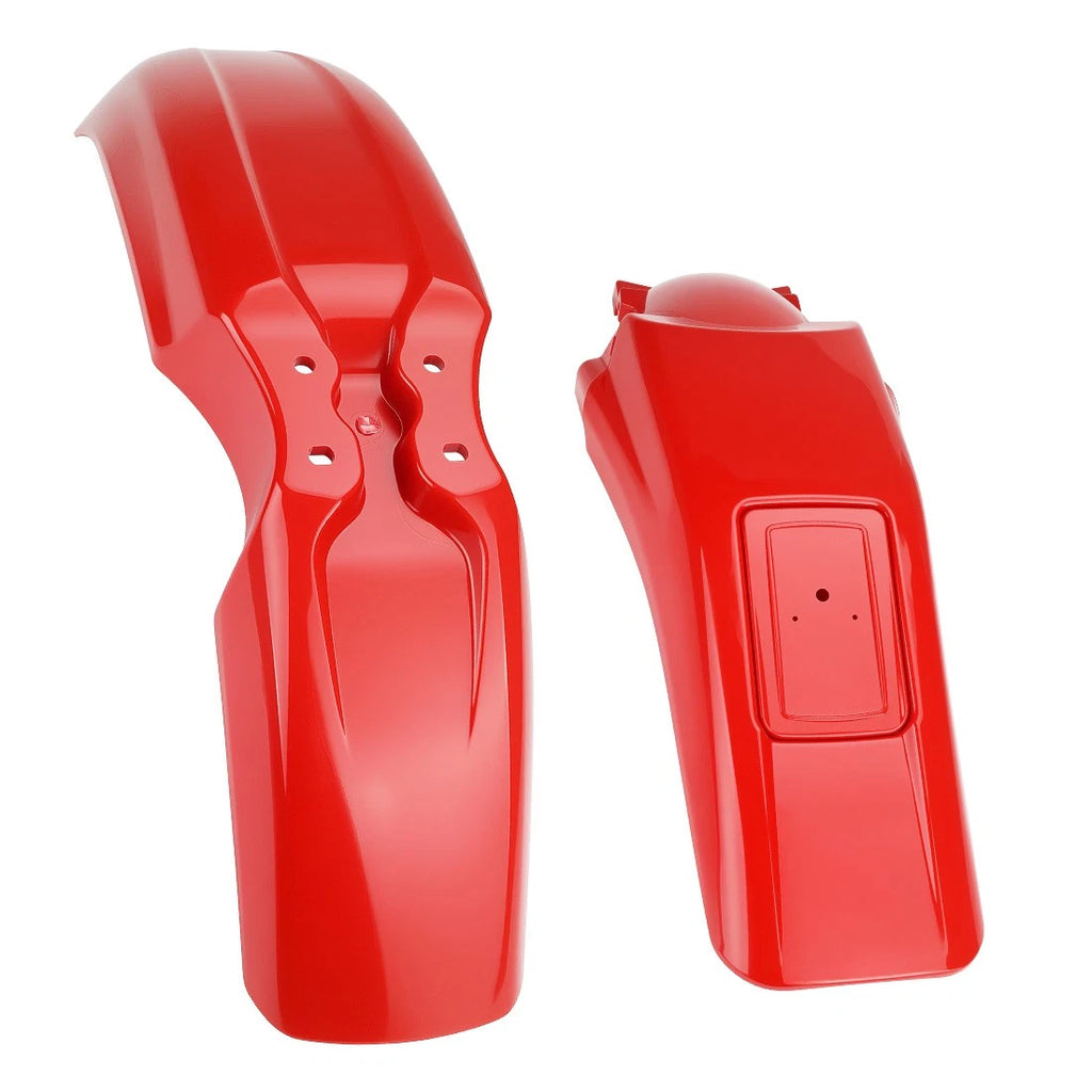 Set of 2 Front + Rear Red Mud Guards for Honda XR250R XR400R (1996–2004)