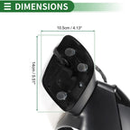 Right Side Door Mirror Replacement for Honda Civic (2016-2021) Gloss Black