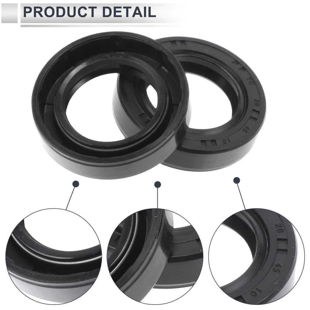 Set of 5 Oil Seal Rotary Shaft Seal TC Ring 28x45x10mm Nitrile Rubber