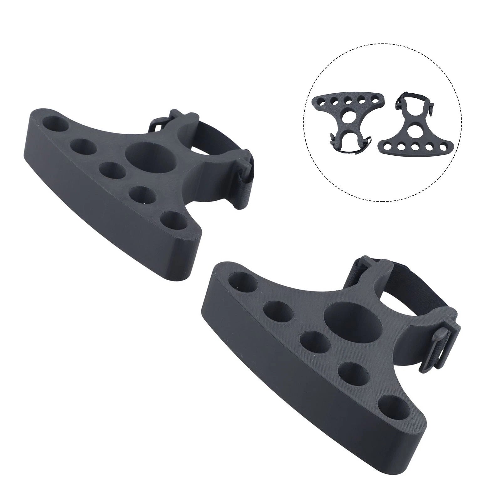 Set of 2 Bicycle Repair Brackets for Handlebar Stability
