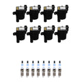 Set of 8 Ignition Coils & Spark Plugs for Sierra 1500 2500 V8