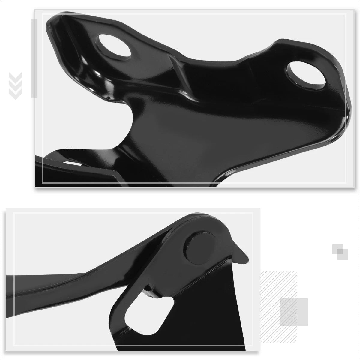 Fog Light Lamp Cover for BMW 528i 535i 550 (2011–2013) Black