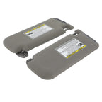 Left & Right Front Sun Visor for Toyota Camry 2012-2017 7432033F50B0 Gray