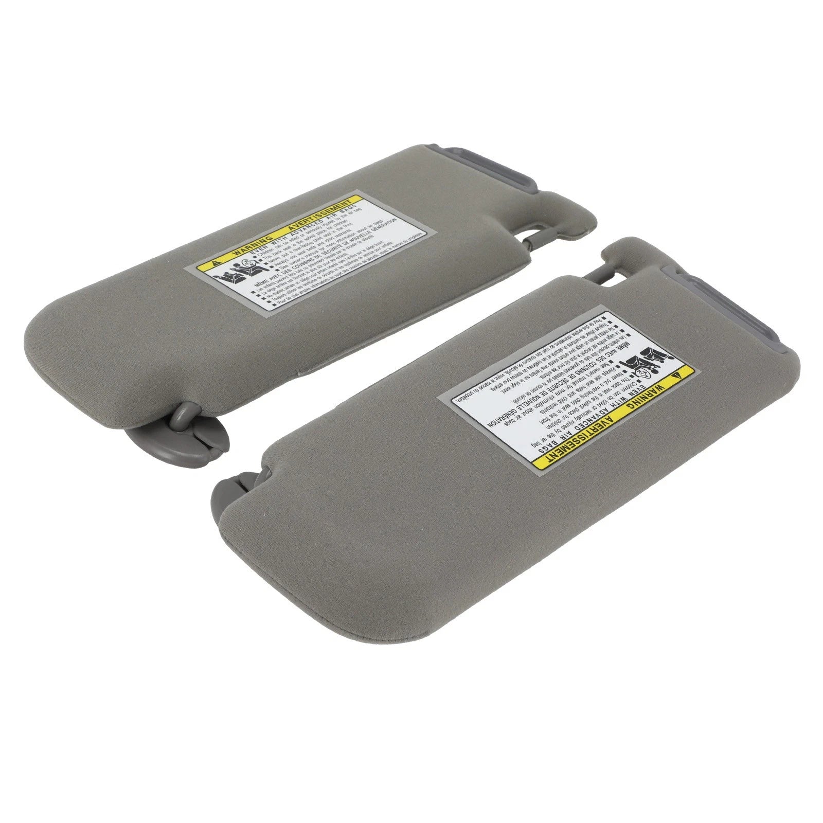 Left & Right Front Sun Visor for Toyota Camry 2012-2017 7432033F50B0 Gray