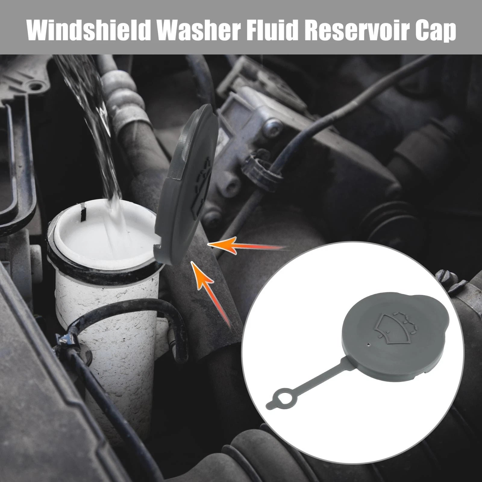 Windshield Washer Fluid Reservoir Cap for Nissan Micra K13 (2011–2016) 28913-1HA3A