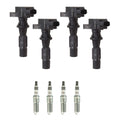 Set of 4 Ignition Coils & NGK Iridium Spark Plugs for MX-5 Miata (2006–2015)