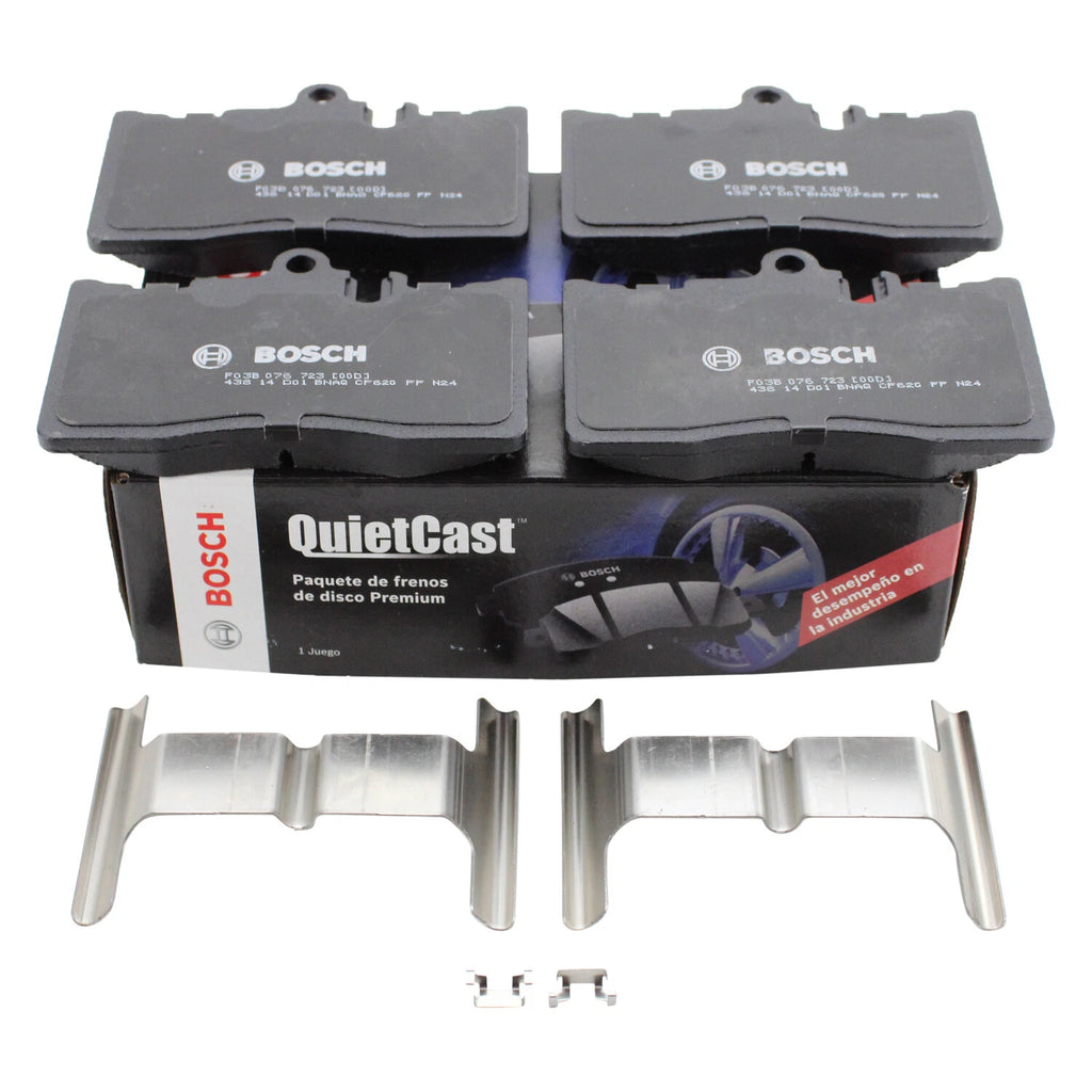 Set of 4 Bosch D870 Ceramic Front Disc Brake Pads for Lexus LS430 (2001–2006)