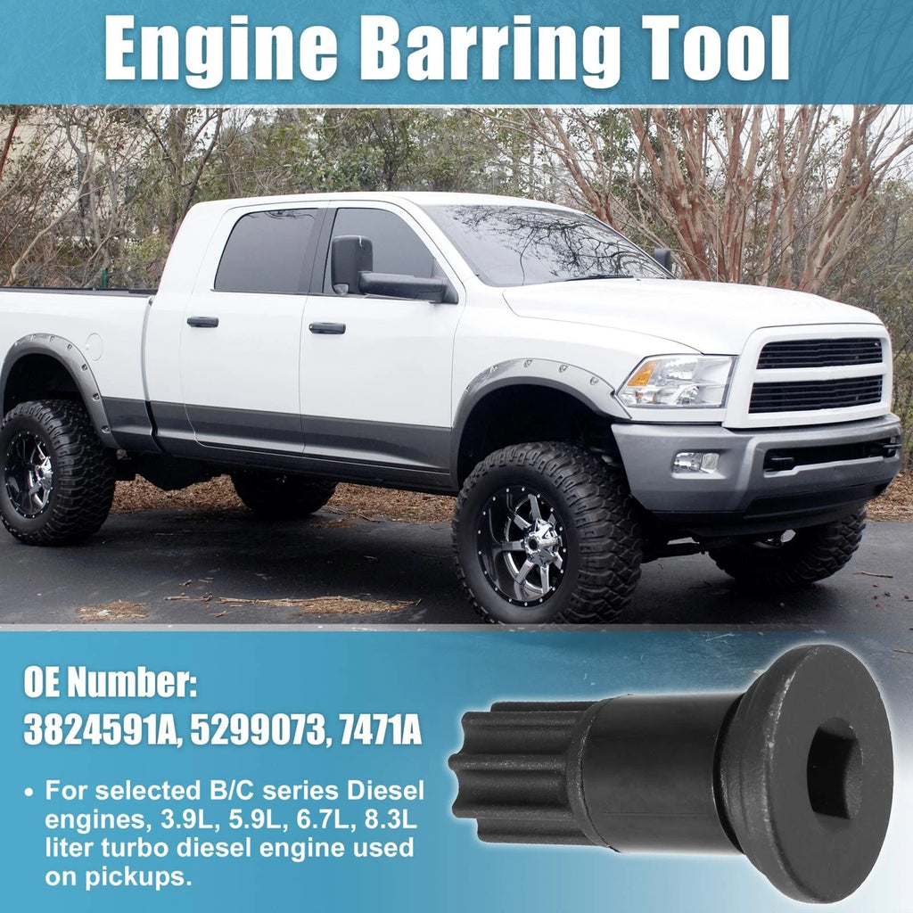 Engine Barring Rotating Tool for Dodge Pickup B/C Series Diesel 