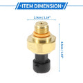 Engine Oil Pressure Sensor for Dodge 2500 3500 (1998-2001) Metal Black