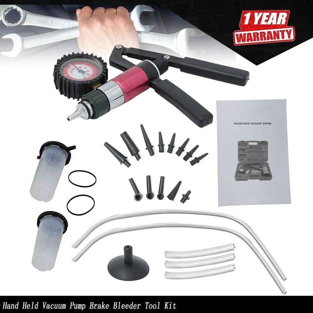 21Pcs Brake Bleeder Tool Kit for Universal Use (All Models)