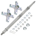 Set of 2 Rear Axle & Wheel Hubs for Yamaha Raptor 350 (2004–2009) 5YT-25381-10-00 1PE-F53K0-00-00