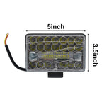 Rectangular Car LED Light 3x5 inch 60W