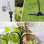 8mm Black Fittings for Drip Lines and Spray Systems (Small Scale Gardening)