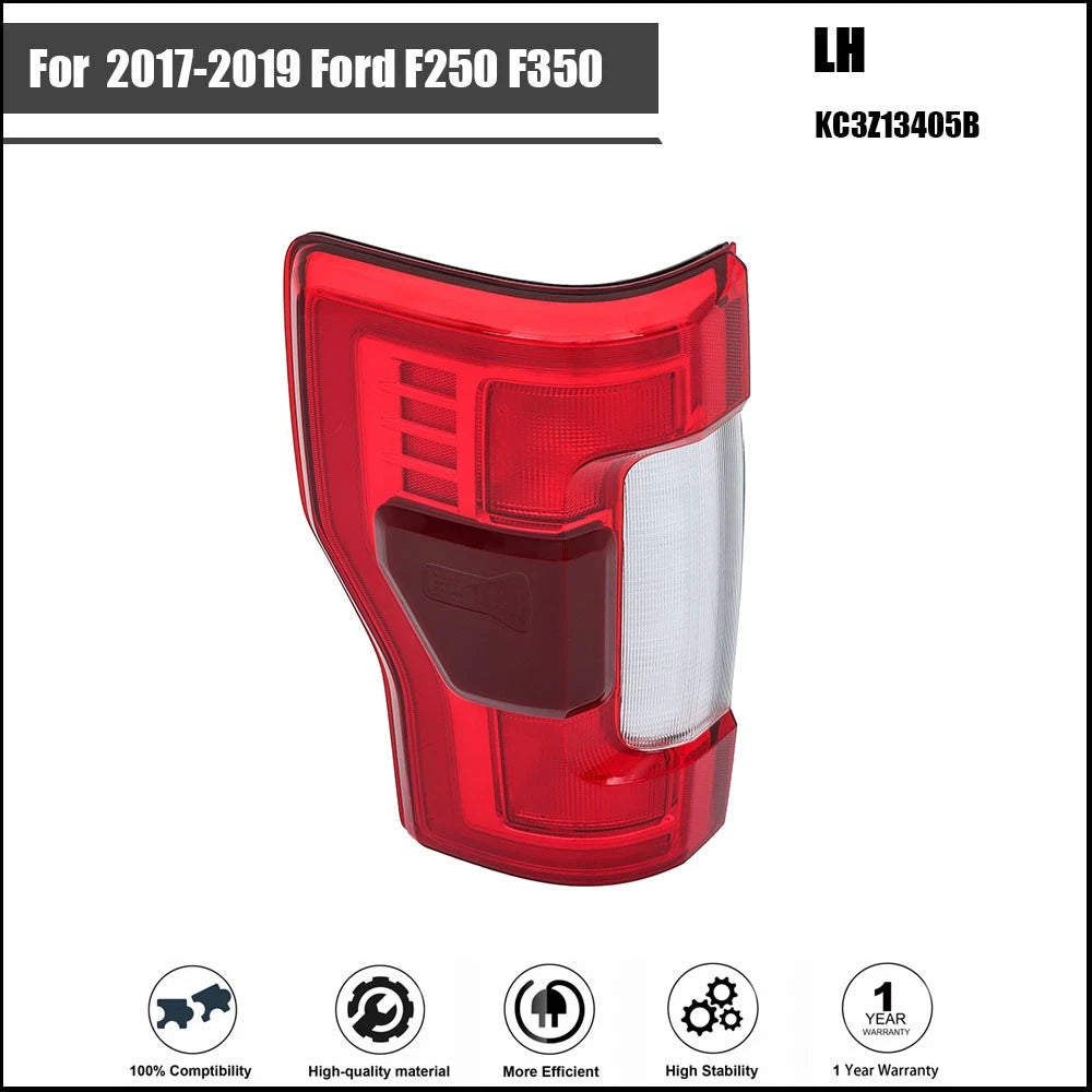 Left LED Tail Light for Ford F250 F350 (2017–2019) w/Blind Spot