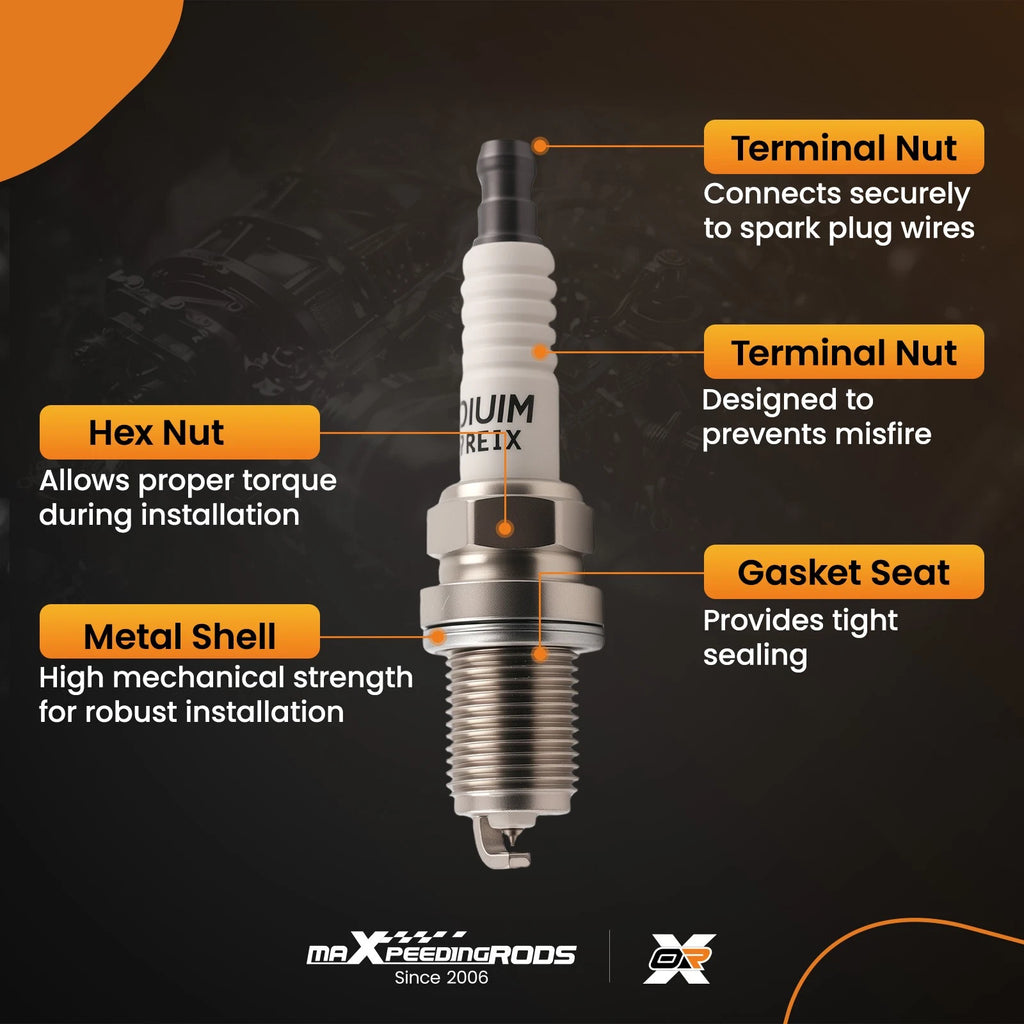 4 Spark Plugs for Audi Q3 Q5 A3 Quattro 2.0L (2011–2017)