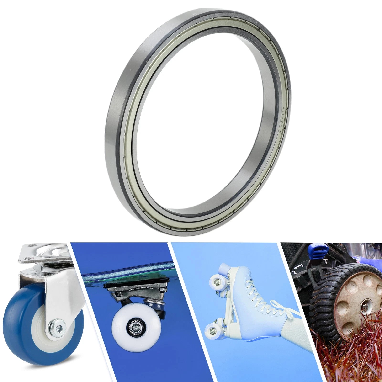 Deep Groove Ball Bearing 6828ZZ for Scooter Skateboard Wheel (140x175x18mm)