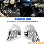 Ribbed Battery Side Panels Covers for Yamaha Virago XV700-1100