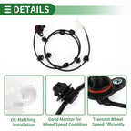 ABS Wheel Speed Sensor No. 895450K320 for Toyota Hilux Revo (2015–2023)