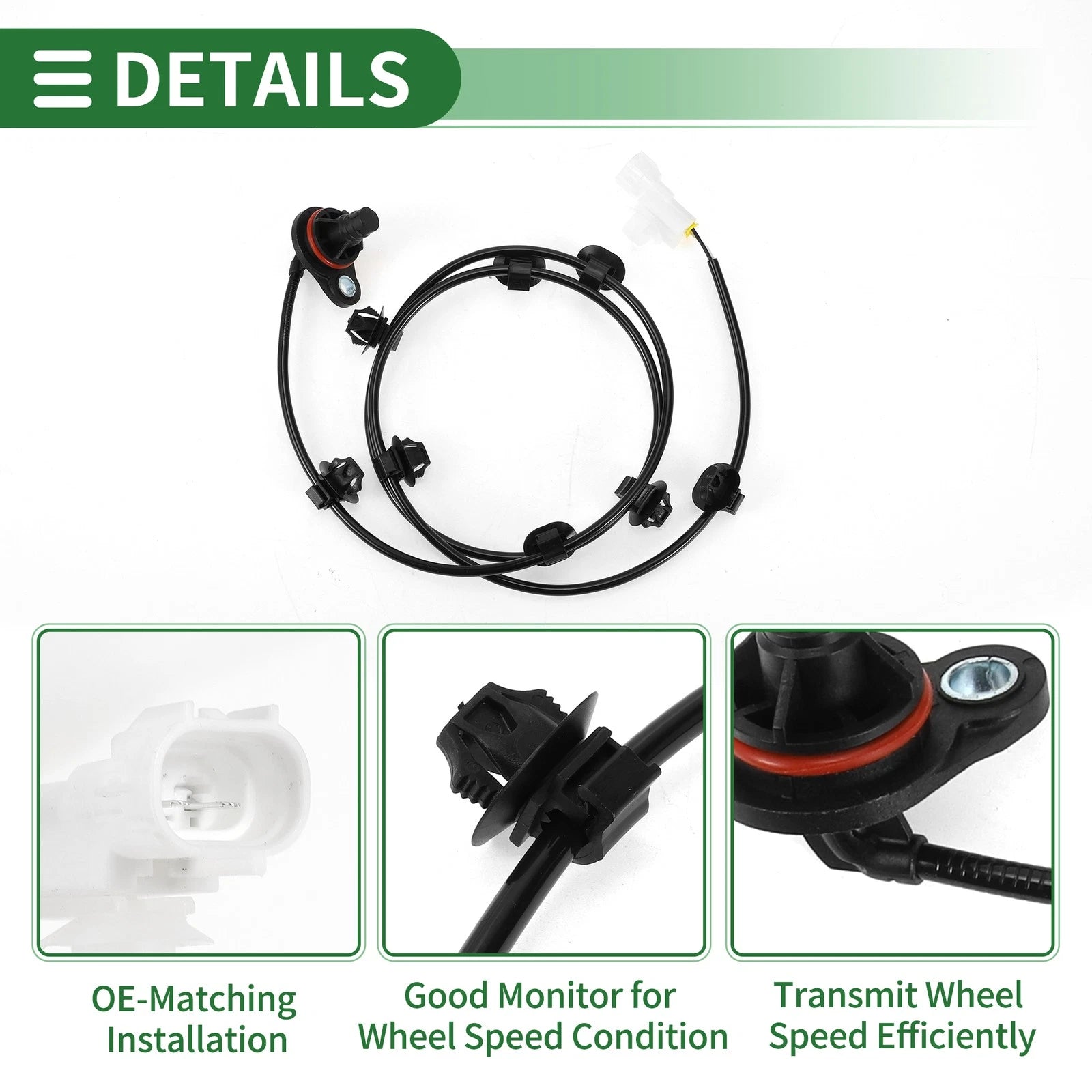 ABS Wheel Speed Sensor No. 895450K320 for Toyota Hilux Revo (2015–2023)