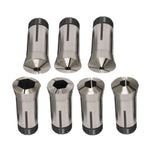 Set of 7 Collet Hex Drivers 1/4" to 7/8" for Automotive Use