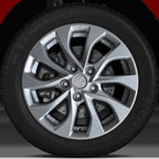 16x6.5 Factory Wheel (Bright Medium Silver Full Face) for Nissan Sentra