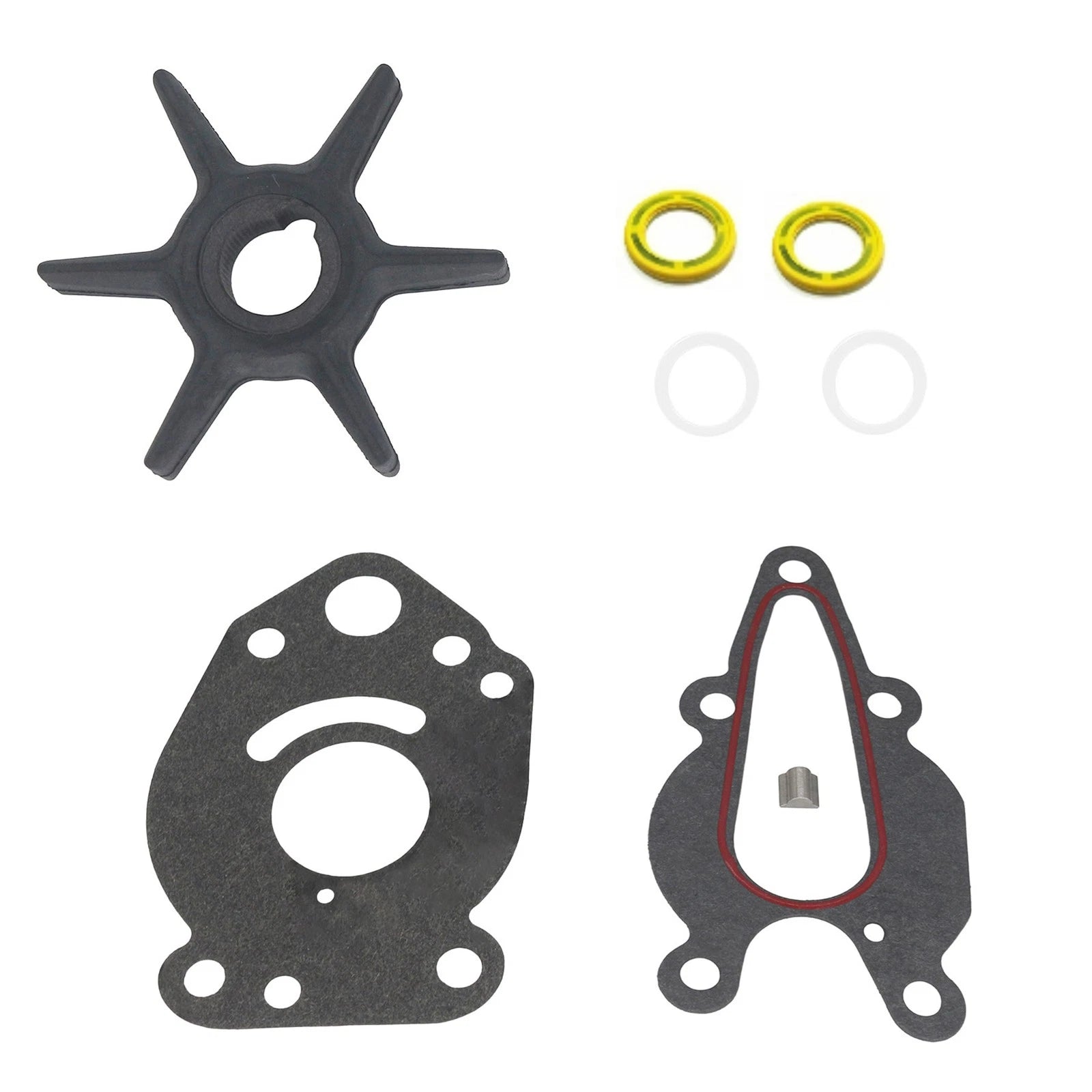 Outboard Water Pump Impeller & 19202 Gasket for Mercury Mariner 4-S
