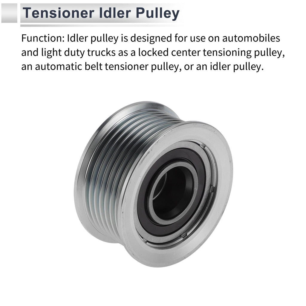Drive Belt Idler Pulley for Buick Lacrosse (2018–2019) No. 12678158 Steel