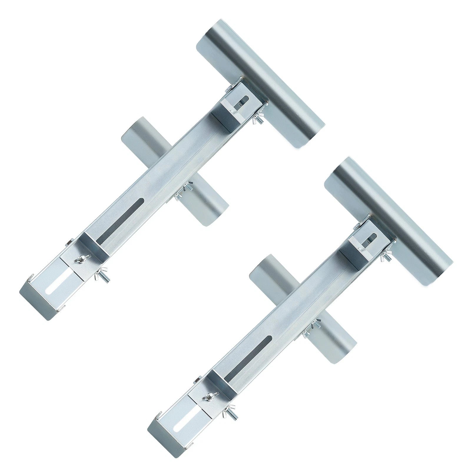 2PC Ladder Work Bracket for Universal Use (440lbs, 20 Inch, Steel)