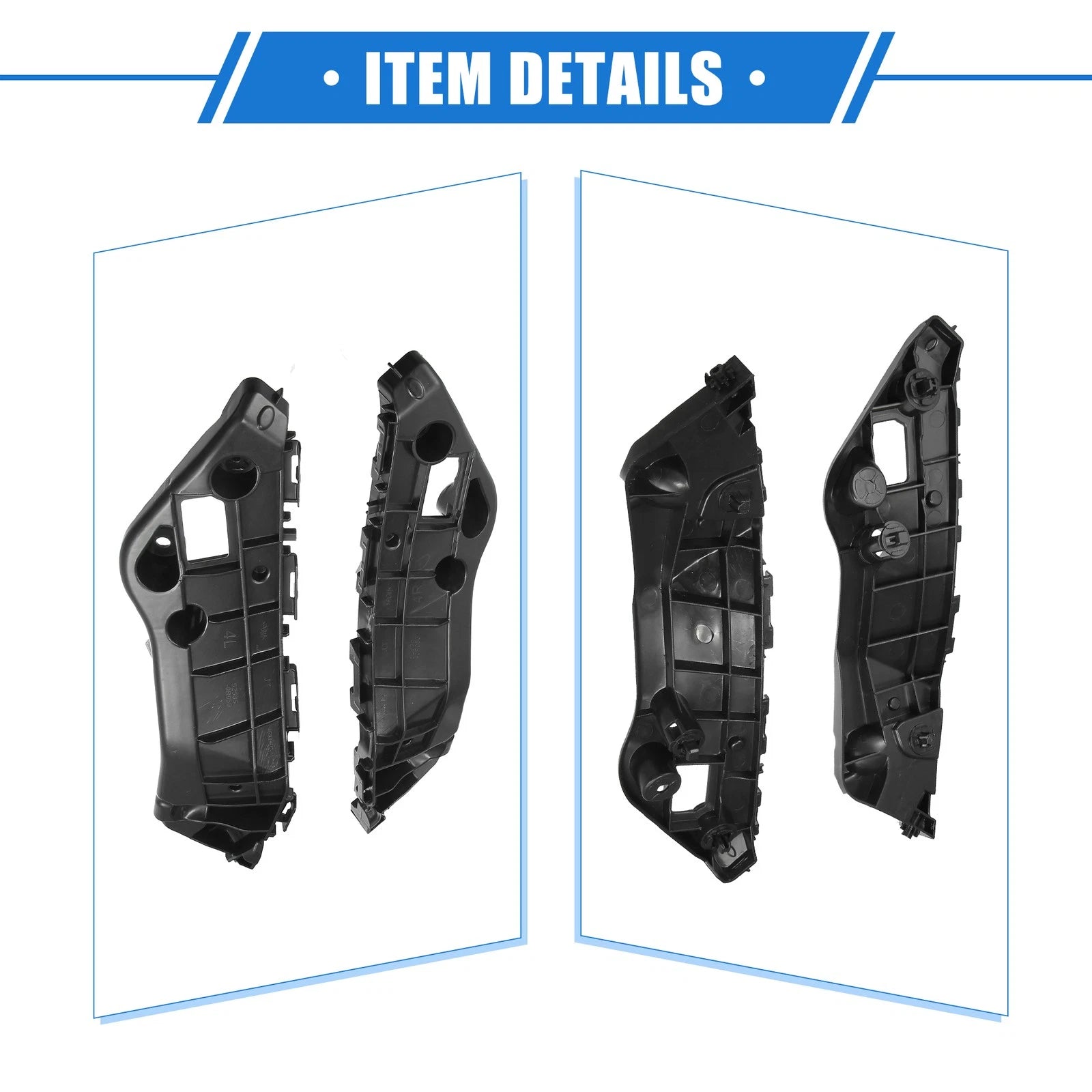 2X Front Bumper Brackets for Toyota RAV4 (2016–2018) 703820310433