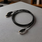 Optical Audio Splitter 1 Input 2 Output for Home Theater Setup